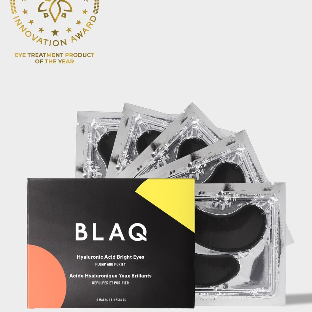 🤍 BLAQ hyaluronic eye masks